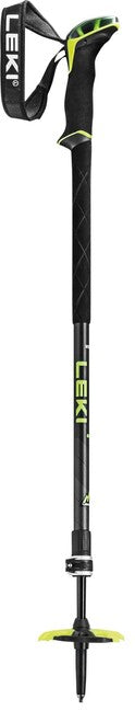 LEKI Guide 2 ски щеки за ски алпинизъм, черно/неоново жълто/тъмен антрацит