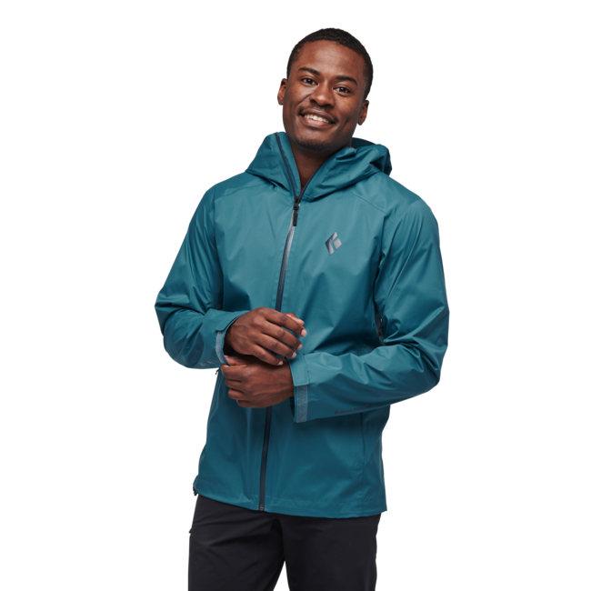 Black Diamond Stormline Stretch Rain Shell непромокаемо яке мъжко, поточно синьо