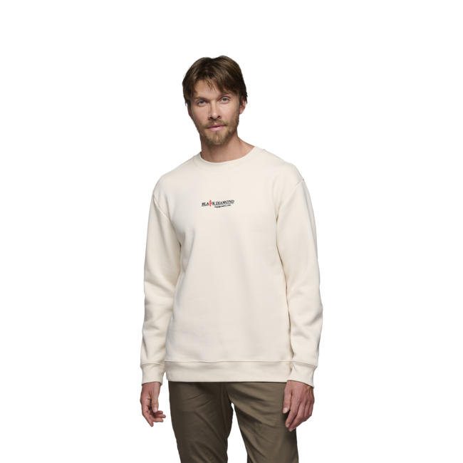 Black Diamond Heritage Wordmark суитшърт мъжки, бял