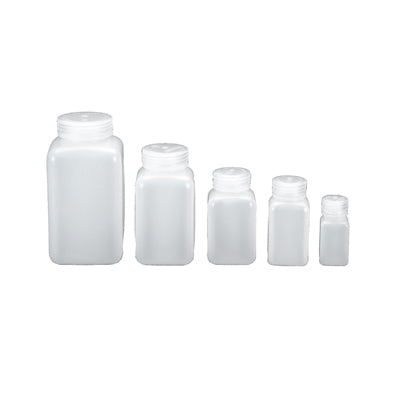 Nalgen бутилка с широко гърло квадратна, 60 ml, гърло с диаметър 21 mm