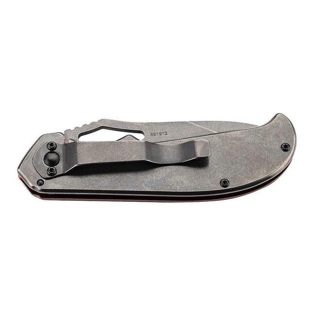 Herbertz джобен нож едноръчен робастен 9cm, неръждаема стомана, череп