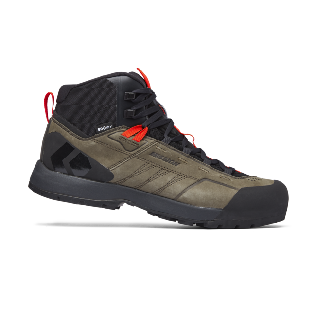 Black Diamond Mission Mid Waterproof Approach кожени ботуши мъжки, walnuts-октанов