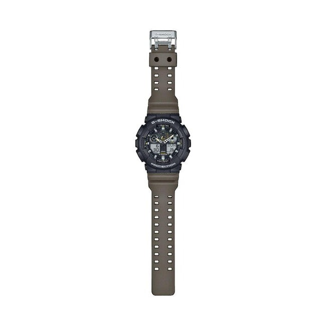 Casio G-Shock GA-100TU-1A3ER часовник, черен/кафяв