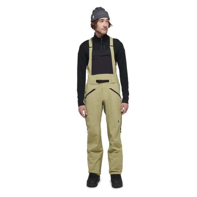 Black Diamond Recon Stretch Bibs панталон мъжки с тракми, кедрово зелено