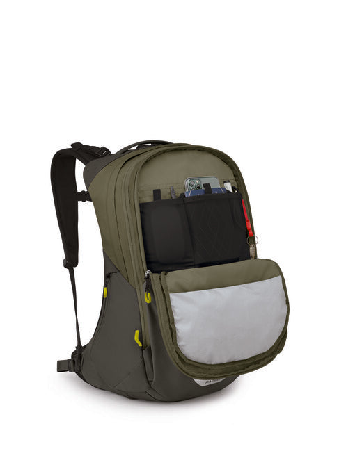 OSPREY RADIAL градски раница, перленосив сив/rhino сив