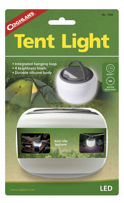 Coghlans Tent Light силиконов фенер за палатка със 360° разсеяна LED диода
