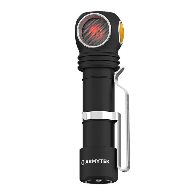 ArmyTek Wizard C2 WR фенер за глава LED с магнитен държач захранване от акумулатор 1100 lm 3 h 65 g, бяло & червено