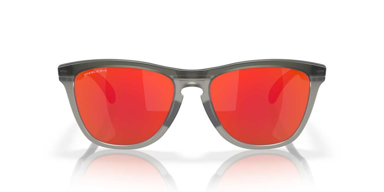 Oakley FROGSKINS RANGE слънчеви очила със сива матова рамка/сив дим и с лещи Prizm Ruby 55