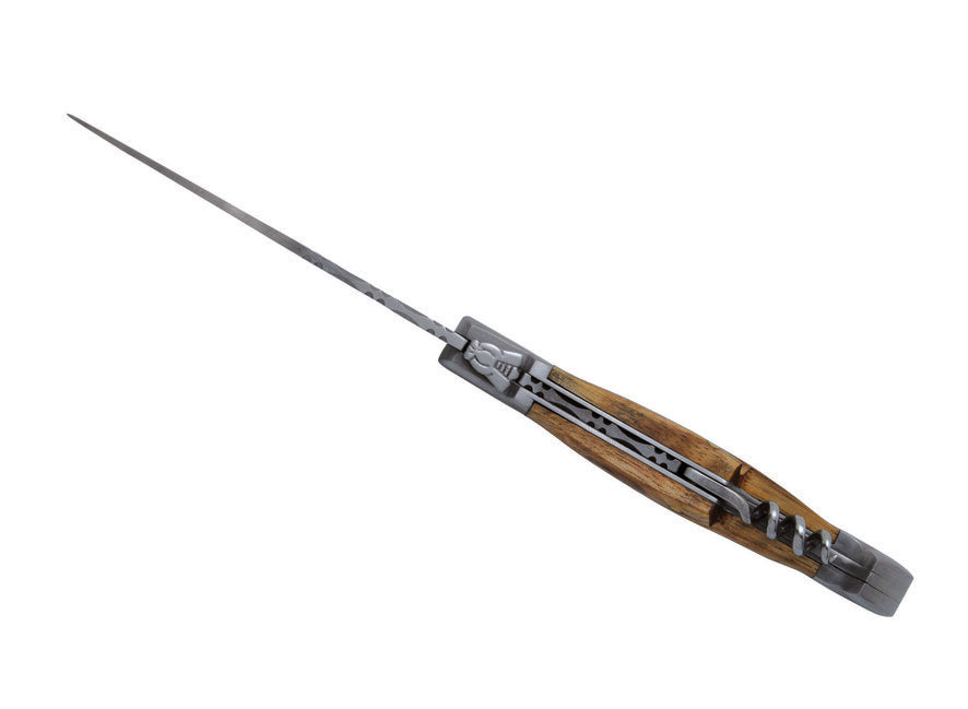 Laguiole DUB040 джобен нож, острие 12cm, стомана 420, дръжка от zebrawood