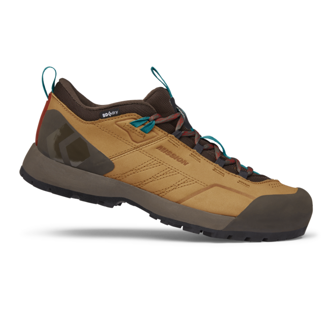 Black Diamond Mission Low Waterproof Approach кожени обувки мъжки, кехлибар-cafe кафяво