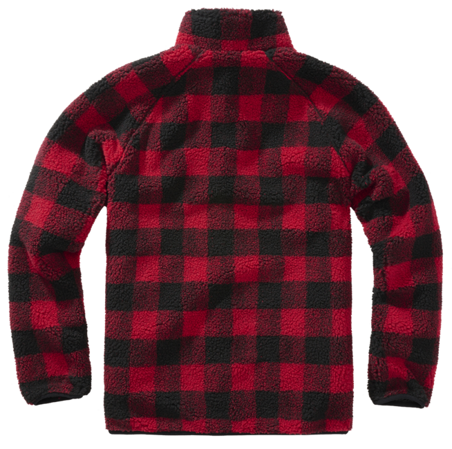 Brandit Teddyfleece яке флисово, червено/черно