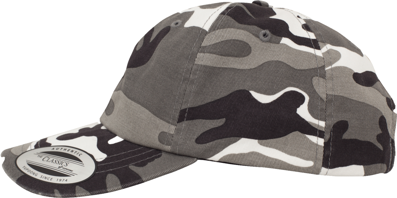 Brandit Low Profile Camo шапка с козирка с измит ефект, градски