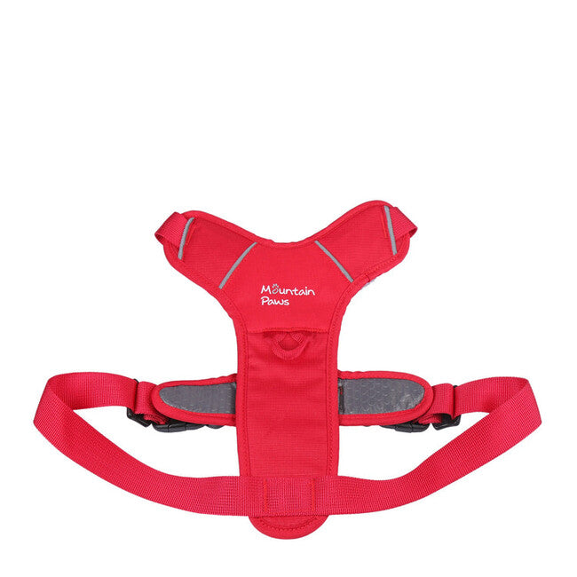 Mountain Paws Dog Harness мъжко мека тъпалирана каишка за кучета, червена, средна