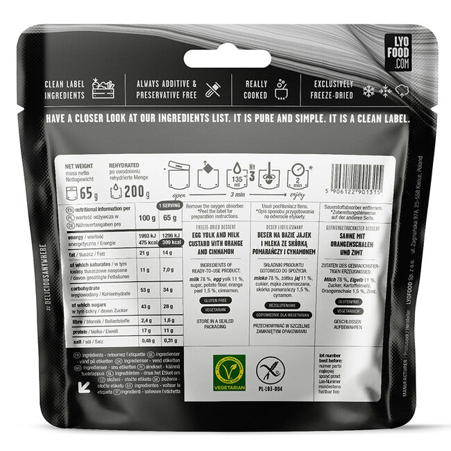 LYOfood Крема Каталана 370g