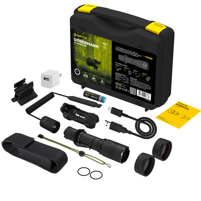 ArmyTek Dobermann Extended комплект тактически с фенер