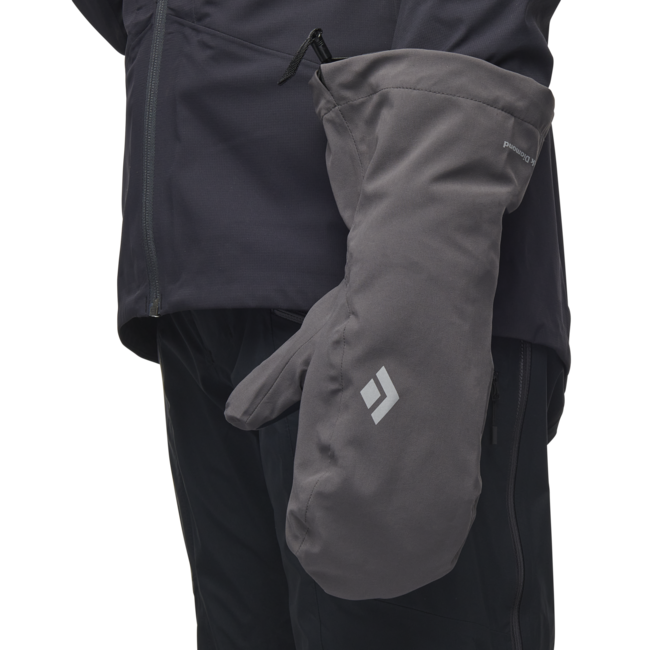 Black Diamond водонепропусклив Overmitts зимни ръкавици, дим