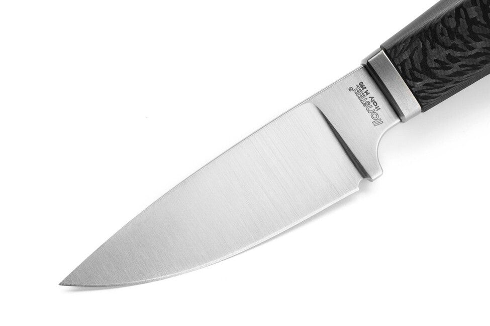 Lionsteel WILLY WL1 нож с твърдо острие с дръжка от въглеродни влакна CF