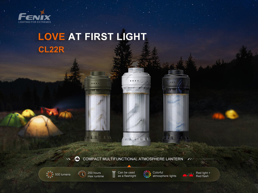 Fenix CL22R акумулаторен фенер за глава, черен