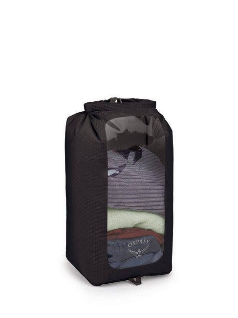 OSPREY DRY SACK 35 W/прозорец непромокаем чувал, черен
