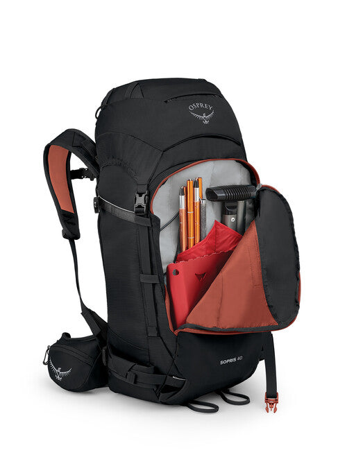 OSPREY SOPRIS скиалпийна раница 40, черна