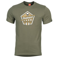 Pentagon Victorious тениска, маслинена