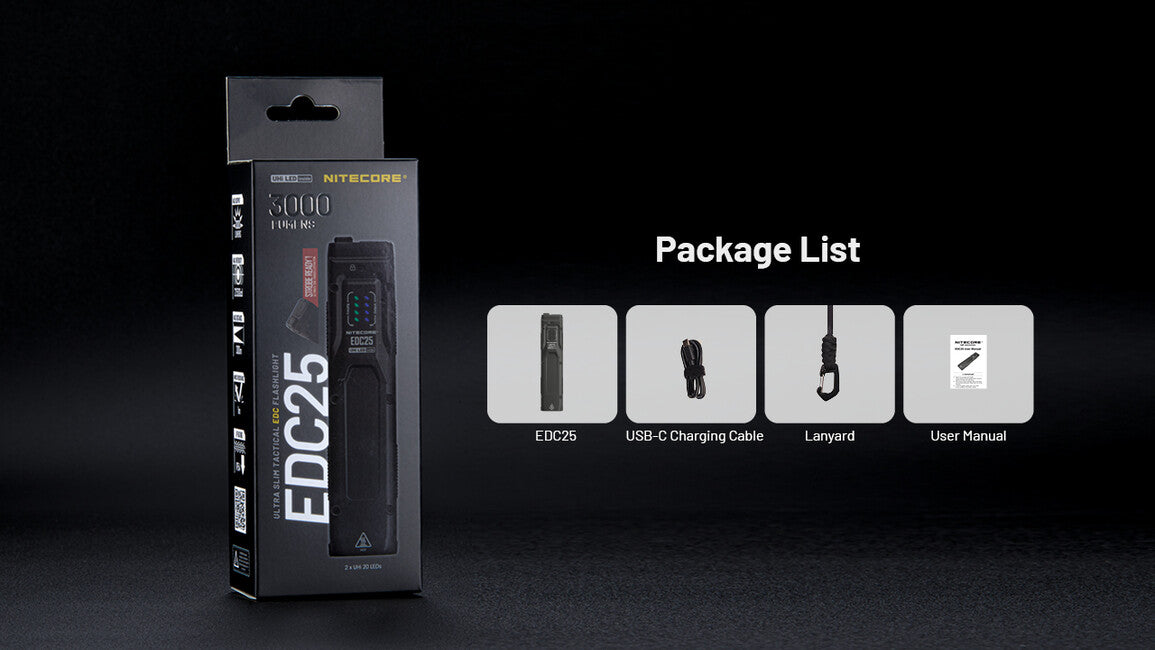 Nitecore EDC25 акумулаторен фенер