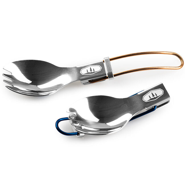 GSI Outdoors Glacier Folding Spork сгъваема лъжичка-вилица, оранжева