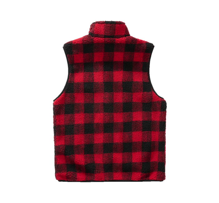 Brandit Teddyfleece елек флисов, червен/черен