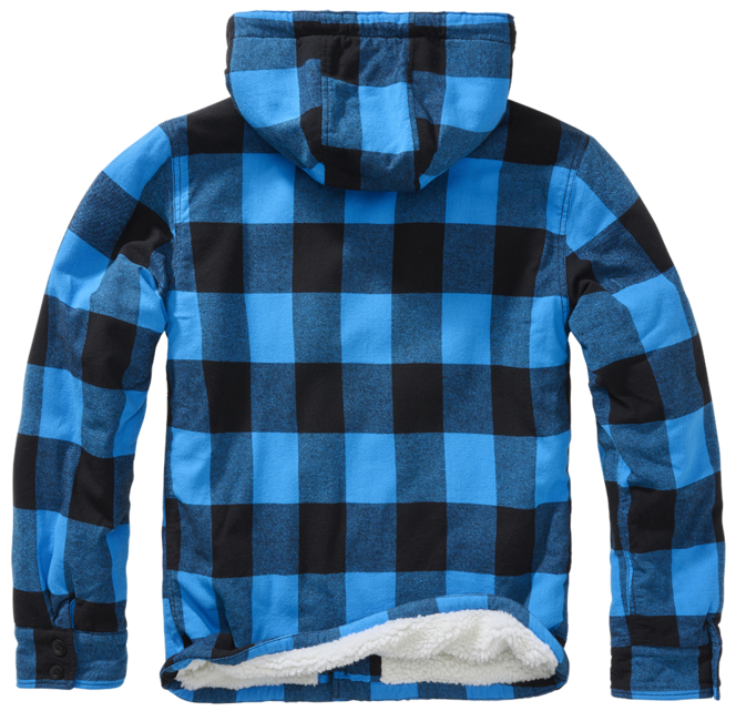 Brandit Lumber яке с качулка, черно/синьо