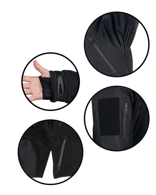 Mil-Tec Plus флисово яке, черно