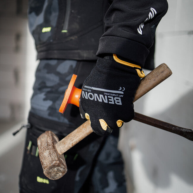 BENNON KALYTOS WTR работни ръкавици Gloves, черни/жълти