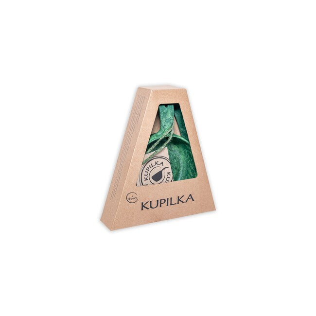 KUPILKA 33 + Spork комплект с чаша и лъжица с вилица в един съд, зелена
