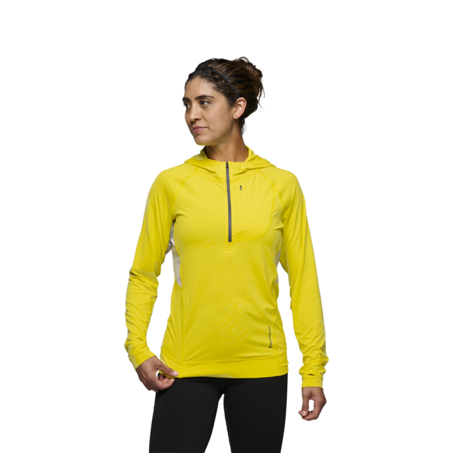 Black Diamond Alpenglow Pro суитшърт дамски, светлозелтена