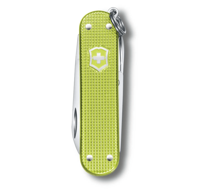 Victorinox Classic Colors Alox Lime Twist многофункционален нож 58 mm, зелена, 5 функции