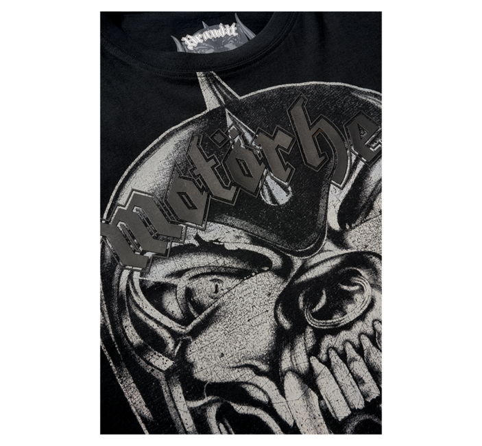 Brandit Motörhead Warpig Print тениска, черна