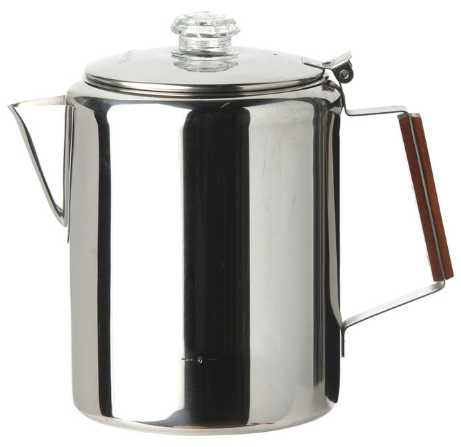 Coghlans CL неръждаема стомана кафяв канче 12 чаши Coffee Pot