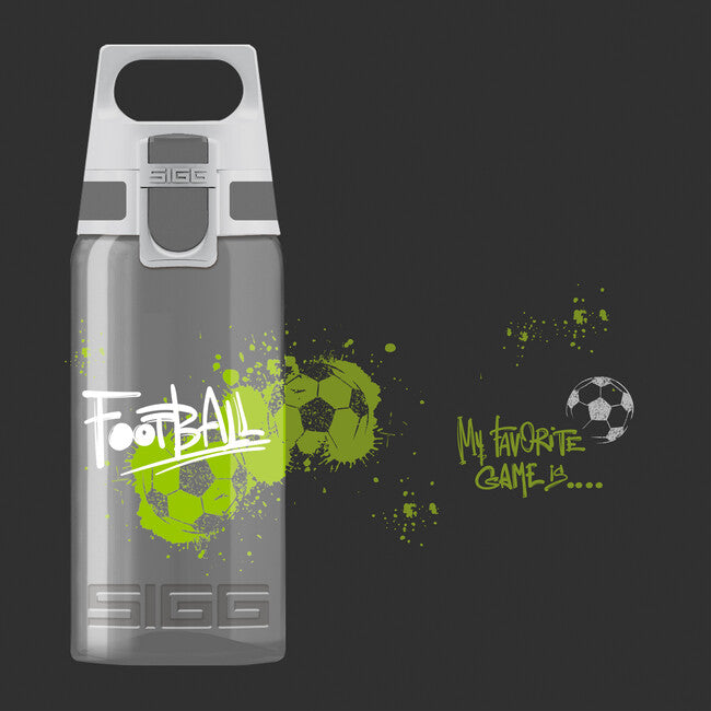 SIGG Viva Kids One Бутилка за деца Футбална висулка, 0,5 л