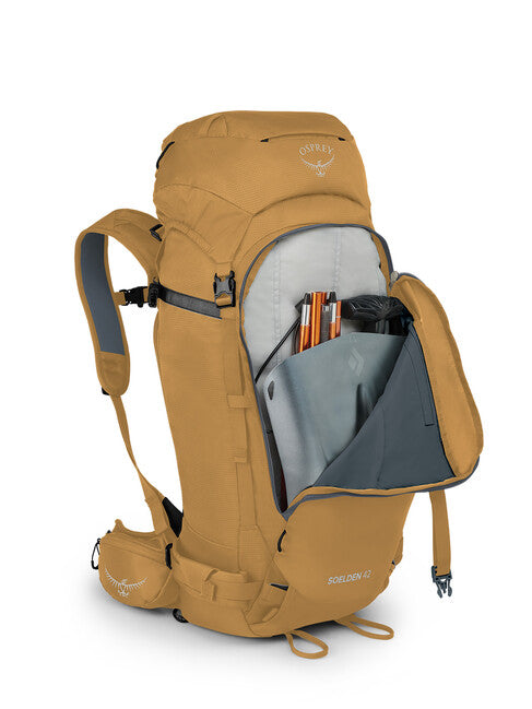 OSPREY SOELDEN 42 ските алпинизъм раница, artisan жълт