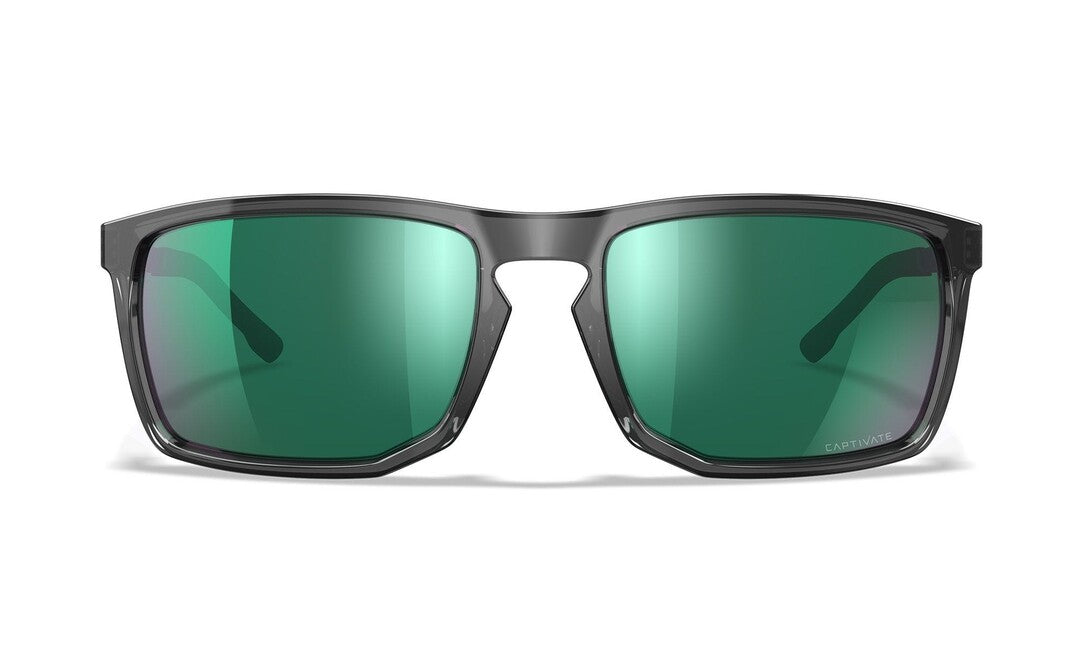Wiley X Axe слънчеви очила Captivate Polarized Green Mirror/ Gloss Crystal Grey