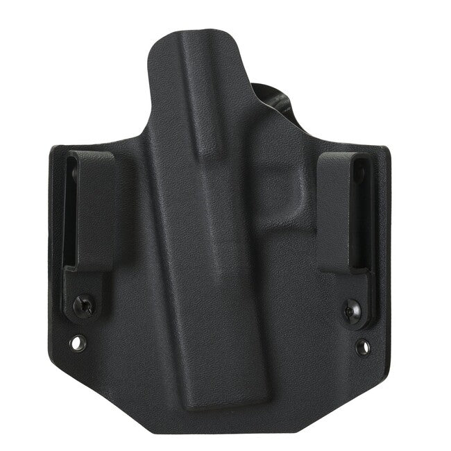 Direct Action® G17 OWB NO LIGHT калъф за оръжие Kydex Full (straight loops), черен