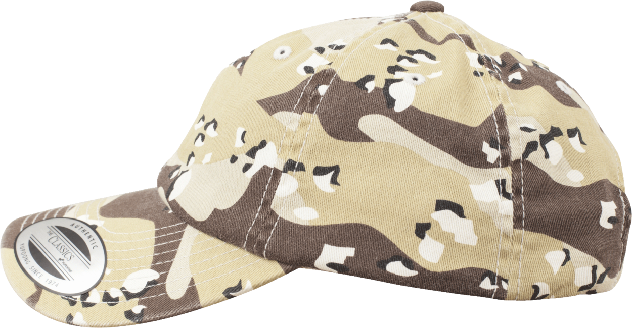Brandit Low Profile Camo бейзболна шапка с изплелия ефект, 6-цвят пустинен