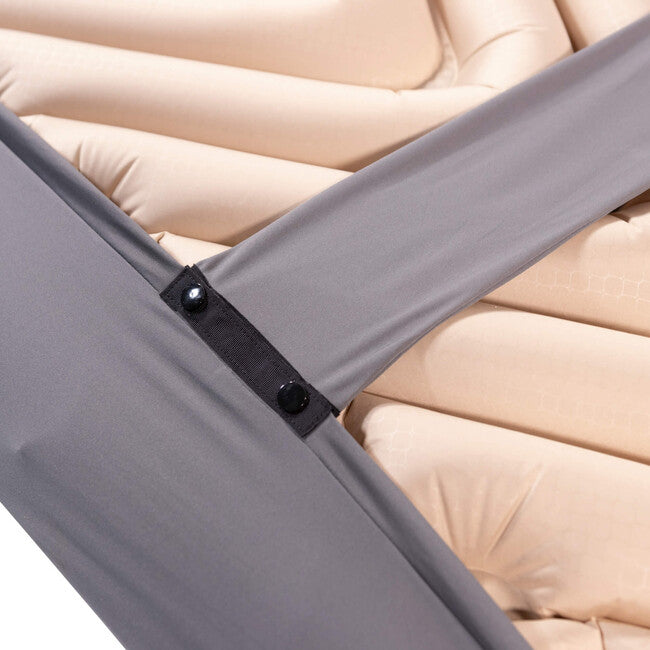 Klymit Luxe V Sheet XL защитен калъф за спален килим, зелено-сив