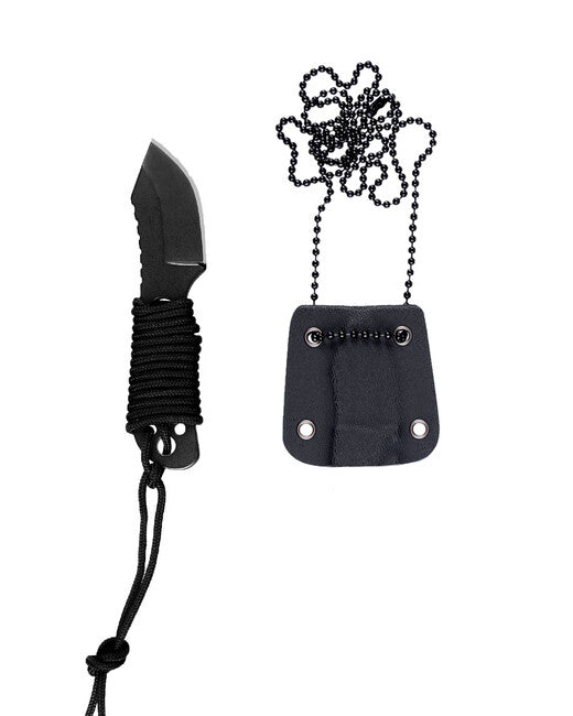 Mil-Tec нож на врат PARACORD в пластмасово калъф на верижка