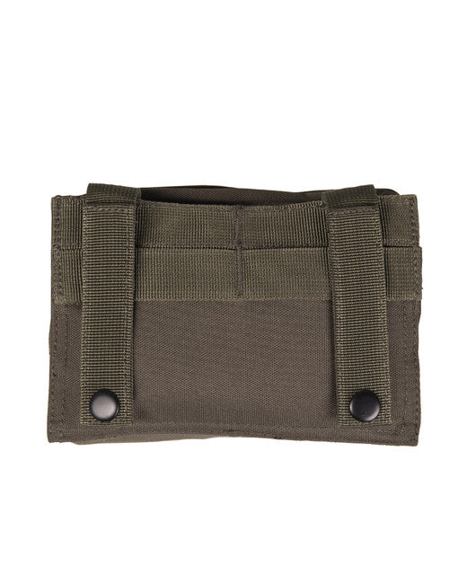 Mil-Tec лазерно изрязване калъф малък хоризонтален MOLLE, зелен