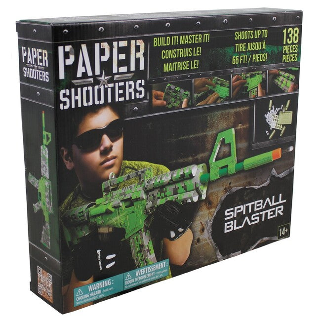 PAPER SHOOTERS Green Spit сгъваемо оръжие комплект