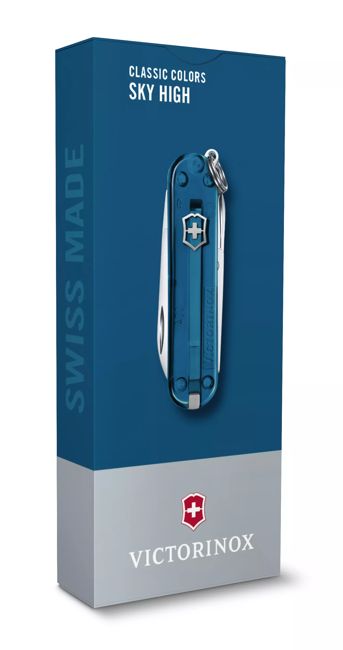 Victorinox Classic SD джобен нож Transparent, небесносин
