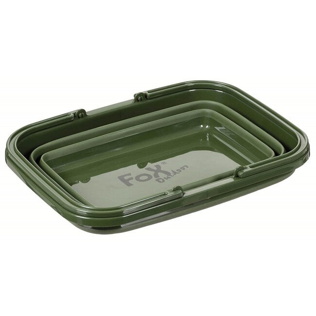 Fox Outdoor сгъваемо кошче 9 l, маслинено