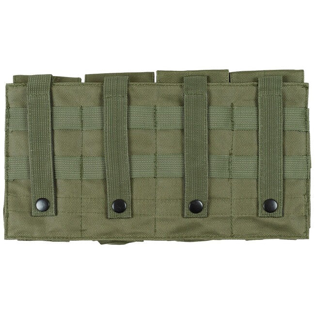 MFH MOLLE чанта, 4 прегради, OD зелено