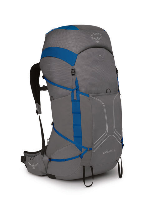 OSPREY EXOS PRO 55 туристическа раница, dale сив/agam син