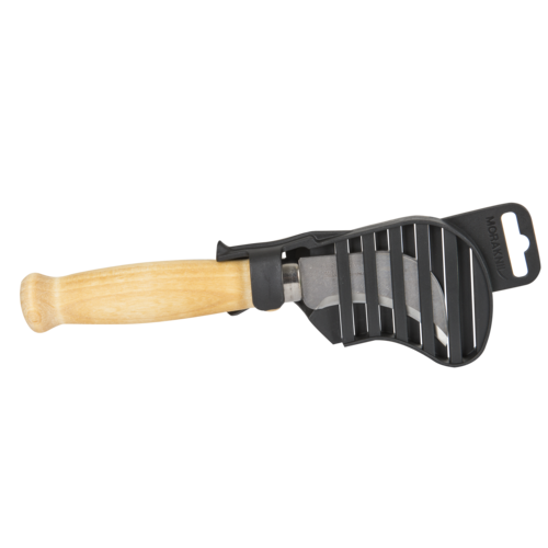 Morakniv работен нож, дърво